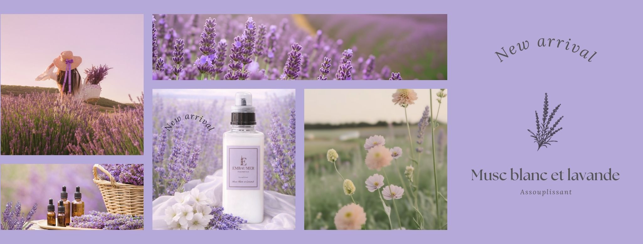 Musc blanc et lavande新登場